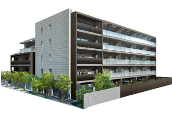 イニシア茨木プレシアスコート　外観完成予想図