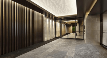 グラディス千葉駅前　エントエランスホール 風除室 完成予想図