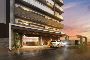 グラン・ヴェルディ西町　エントエランスアプローチ完成予想図