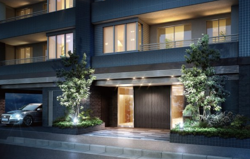 ファイル:コンフィール小田原栄町 エントランスアプローチ完成予想図.png