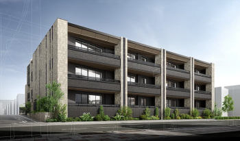 リビオ駒沢大学レジデンス　外観完成予想図