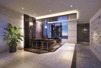 レーヴグランディ銘苅新都心III　エントエランスホール完成予想図