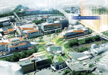 （仮称）神戸名谷・駅前複合開発プロジェクト　周辺写真CG合成