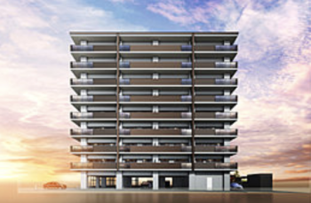 アルファステイツ中前川町III　外観完成予想図1