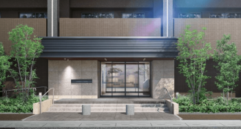 サンクレイドル草加III　エントエランスアプローチ完成予想図