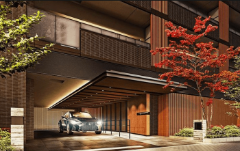 ザ・パークハウス 丸の内三丁目　エントエランスアプローチ完成予想図