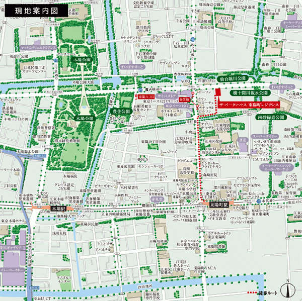 ファイル:ザ・パークハウス 東陽町レジデンス周辺施設.gif