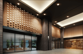 シティテラス金町　エントランスホール完成予想CG