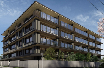 プラウド京都二条城　外觀完成予想CG（南西面）