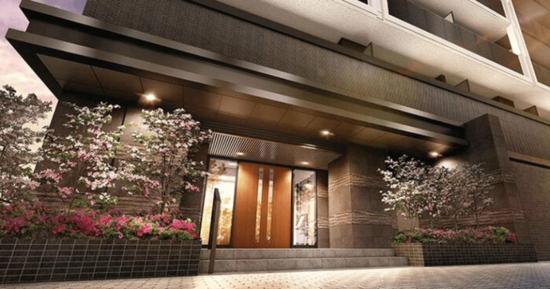 ファイル:プレサンス ロジェ 栄 パークサウス エントエランスアプローチ完成予想図.png