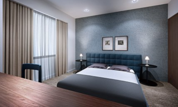 プレミストタワーズ札幌苗穂　ブライトゲート（B街区） ゲストルーム完成予想図1