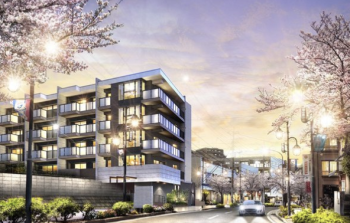 グローベル青葉台　外観完成予想CG2