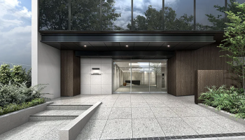 デュオステージ浦和岸町　エントエランスアプローチ完成予想図