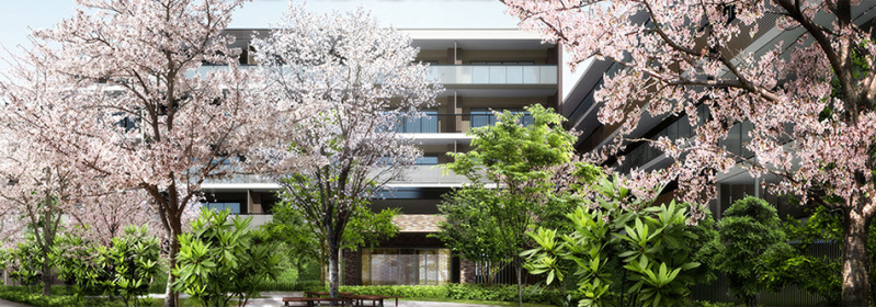 ファイル:パークホームズ横濱妙蓮寺 ザ ヒルトップコミュニティガーデン.jpg