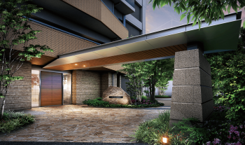 ブランズ川口本町 エントランスアプローチ完成予想CG