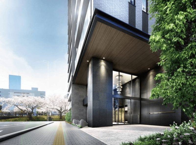 ファイル:プラウド水戸桜川 エントエランスアプローチ完成予想図.png