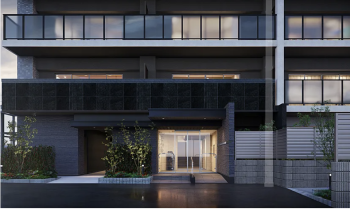 プレサンス ロジェ 宮前平ルミエル　エントエランスアプローチ完成予想図