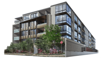 プレミスト芦屋　外観完成予想図