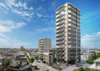 レーヴ首里石嶺本通りII　外観完成予想図