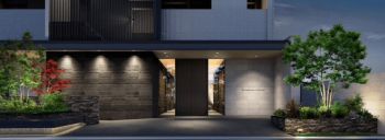 グランドオーク藤崎宮　エントエランスアプローチ完成予想図