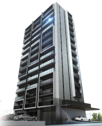 サンパーク都城中央イクシア　外観完成予想CG