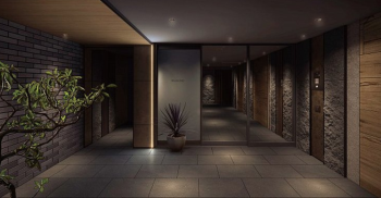 ベルジェンド横濱上大岡ミッドマークス　エントランスホール完成予想CG