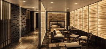 レーベン長岡天神Project　ラウンジ完成予想図