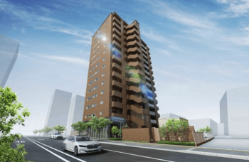 ロイヤルガーデン丸亀城西町　外観完成予想図1