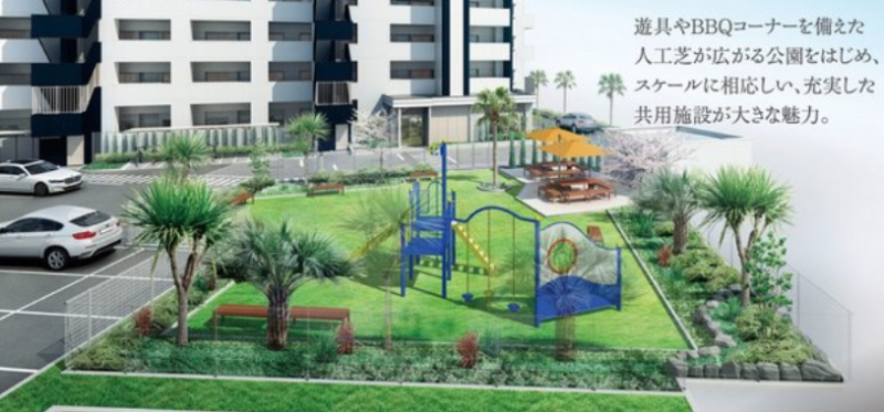 ファイル:ヴェルディ若草町パームガーデン プレイロット完成予想CG.png