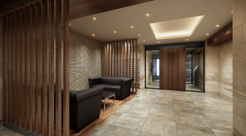 エイルマンション別府青山III　エントランスホール完成予想CG