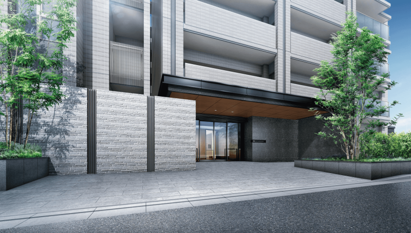 ファイル:プラウド武庫之荘アベニュー エントランスアプローチ完成予想CG.png