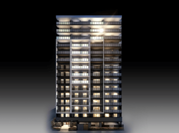 プレサンス ロジェ 栄 パークサウス　外観完成予想図