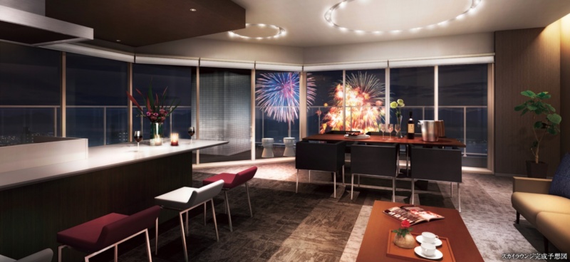 ファイル:ポレスター宇品海岸ハーバービュー スカイラウンジ完成予想図.jpg