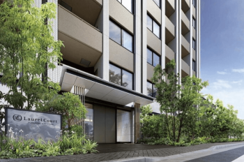 ローレルコート船堀エアリーステージ　エントエランスアプローチ完成予想図