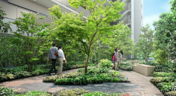 ローレルスクエア健都ザ・レジデンス　ハーバルガーデン完成予想図