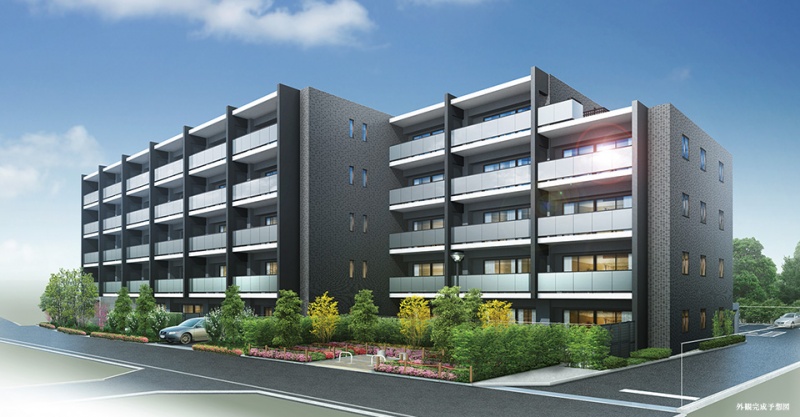 ファイル:ヴィークコート大泉学園 四季Garden外観CG.jpg