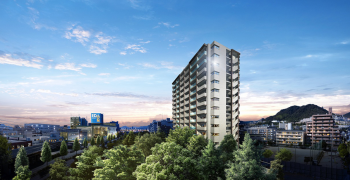 アルファステイツ新井口　外観完成予想CG