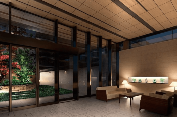 パークホームズLaLa名古屋みなとアクルス ガーデンスクエア　エントエランスホール完成予想図