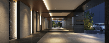 ポレスター大淀河畔　エントエランス完成予想図