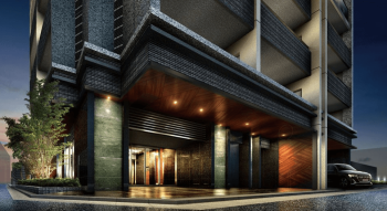 レーベン盛岡中央通 THE LEAD　エントエランスアプローチ完成予想図