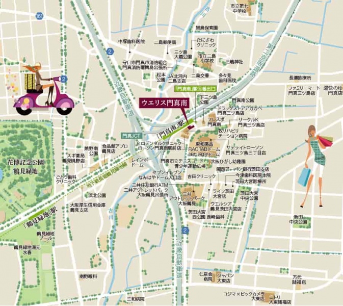 ファイル:現地案内図 門真161021.jpg