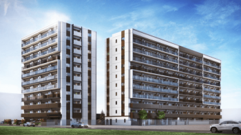 （仮称）西区大規模マンションプロジェクト　外観完成予想図