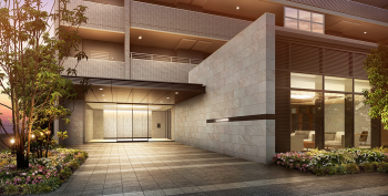 S.J.C レジデンス　グランドエントランス完成予想CG