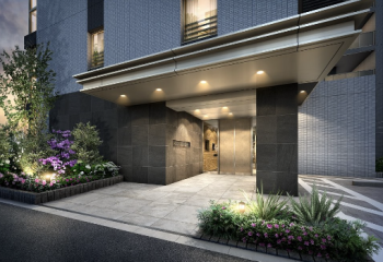 エクセレントシティ小岩ザ・ミライズ　エントエランスアプローチ完成予想図