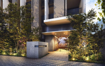 クリオ ラベルヴィ西新グランクラス　エントエランスアプローチ完成予想図