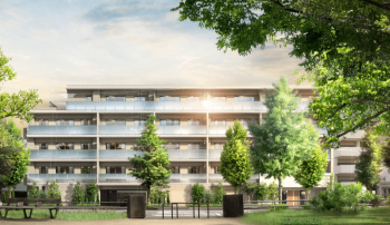 サンメゾン平塚代官町　外観完成予想図1