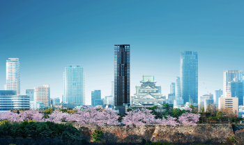 ザ・ファインタワー大手前　外観完成予想CG1