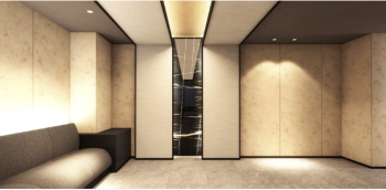 （仮称）ジオ白壁四丁目計画　エントエランスホール完成予想図