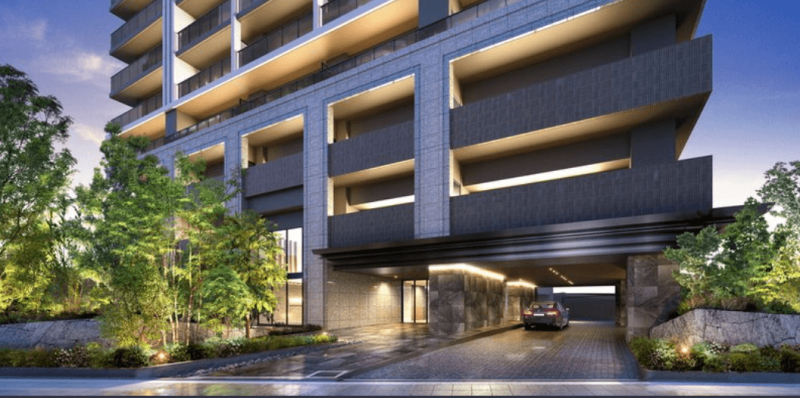 ファイル:アルバックスタワー岡崎康生 エントエランスアプローチ完成予想図.png