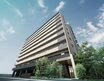 アルファスマート丸亀駅II　外観完成予想図